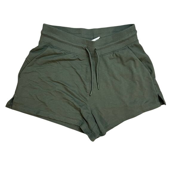 All In Motion Women's Olive Green Pull-On Athletic Sweat Shorts - Size Small - Picture 1 of 5